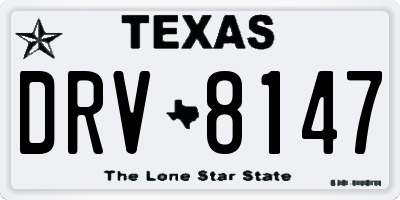 TX license plate DRV8147