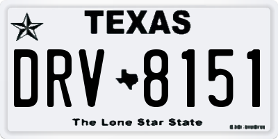 TX license plate DRV8151