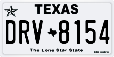 TX license plate DRV8154