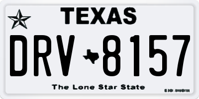 TX license plate DRV8157