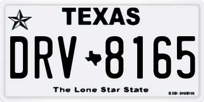 TX license plate DRV8165