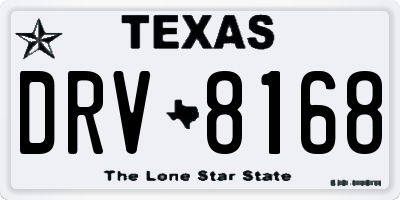 TX license plate DRV8168