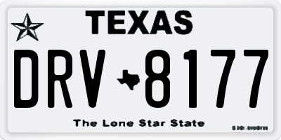 TX license plate DRV8177