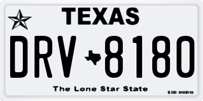 TX license plate DRV8180