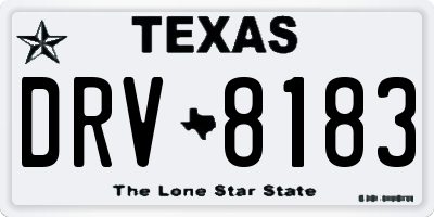 TX license plate DRV8183