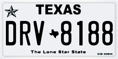 TX license plate DRV8188