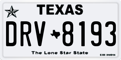 TX license plate DRV8193