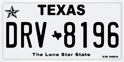 TX license plate DRV8196