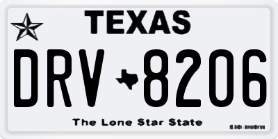 TX license plate DRV8206