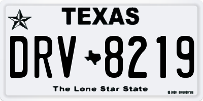 TX license plate DRV8219