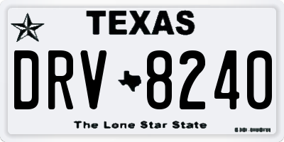 TX license plate DRV8240