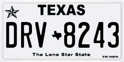 TX license plate DRV8243