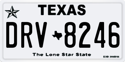 TX license plate DRV8246