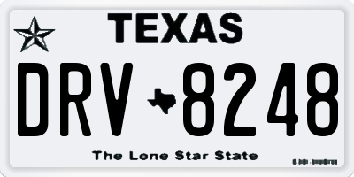 TX license plate DRV8248