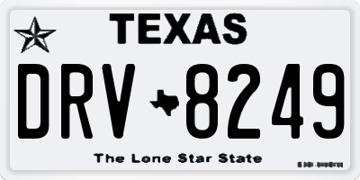 TX license plate DRV8249