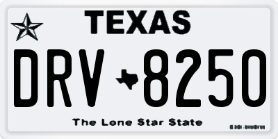 TX license plate DRV8250