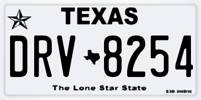 TX license plate DRV8254