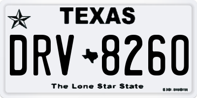 TX license plate DRV8260