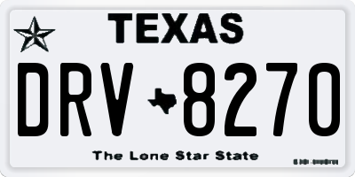 TX license plate DRV8270