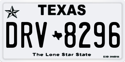 TX license plate DRV8296