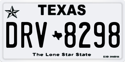 TX license plate DRV8298