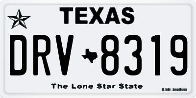 TX license plate DRV8319