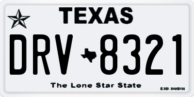 TX license plate DRV8321