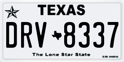 TX license plate DRV8337