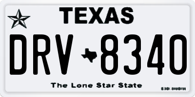 TX license plate DRV8340