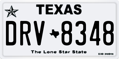 TX license plate DRV8348