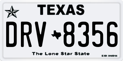 TX license plate DRV8356