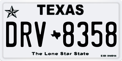 TX license plate DRV8358