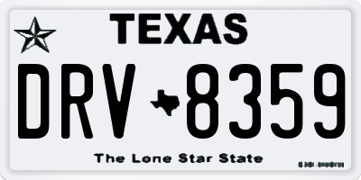 TX license plate DRV8359