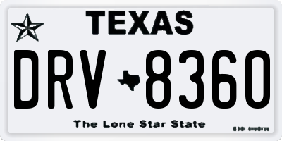 TX license plate DRV8360