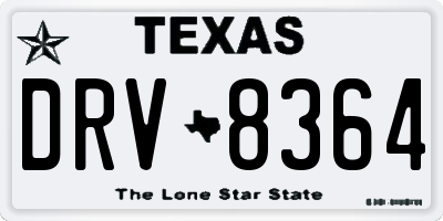 TX license plate DRV8364