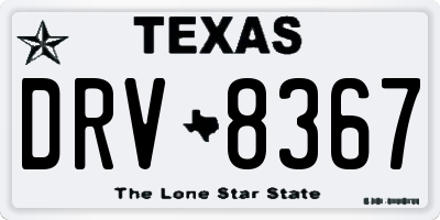 TX license plate DRV8367