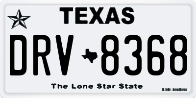 TX license plate DRV8368