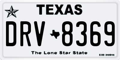 TX license plate DRV8369