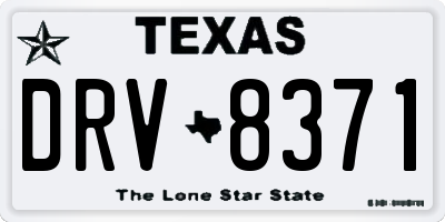 TX license plate DRV8371