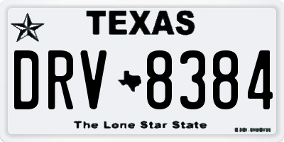 TX license plate DRV8384