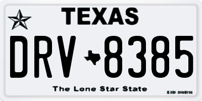 TX license plate DRV8385