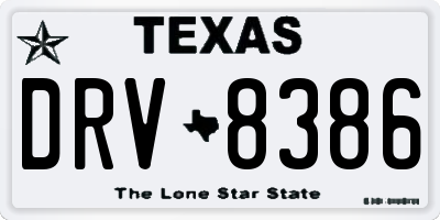 TX license plate DRV8386