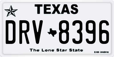 TX license plate DRV8396