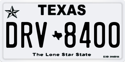 TX license plate DRV8400