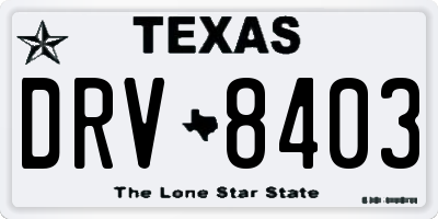 TX license plate DRV8403