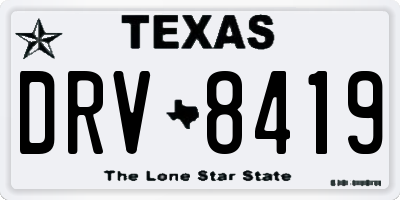 TX license plate DRV8419