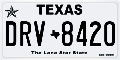 TX license plate DRV8420