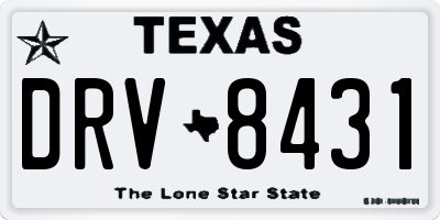 TX license plate DRV8431