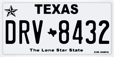 TX license plate DRV8432