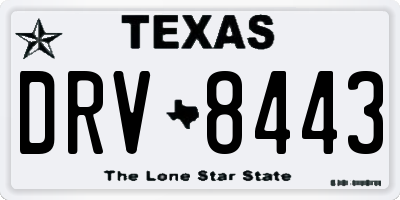 TX license plate DRV8443